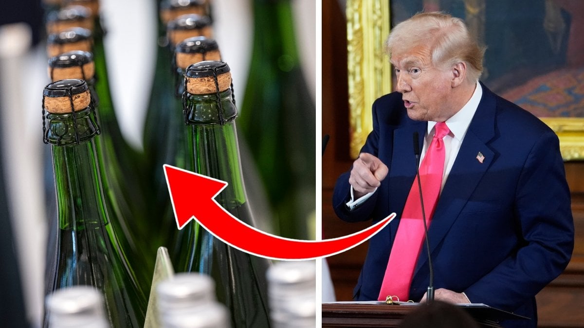 Nu hotar USA:s president Donald Trump med 200-procentiga tullar på europeisk alkohol