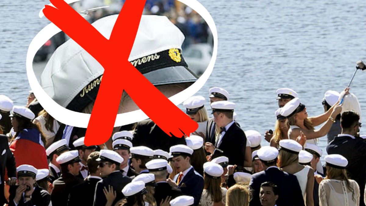 De här sakerna får du inte skriva på din studentmössa.