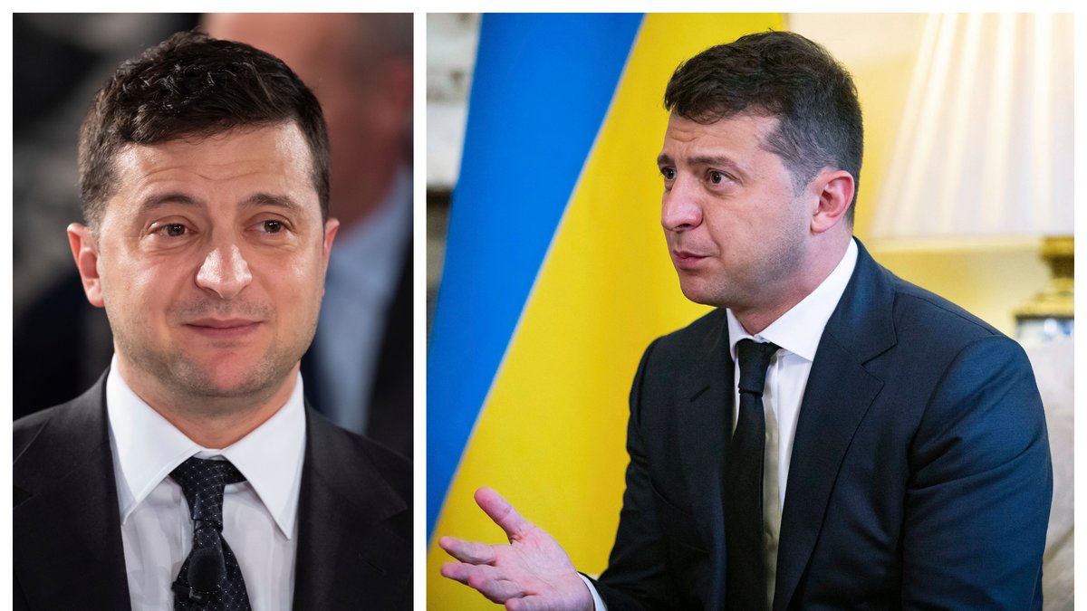 Volodymyr Zelenskyj är Ukrainas president.