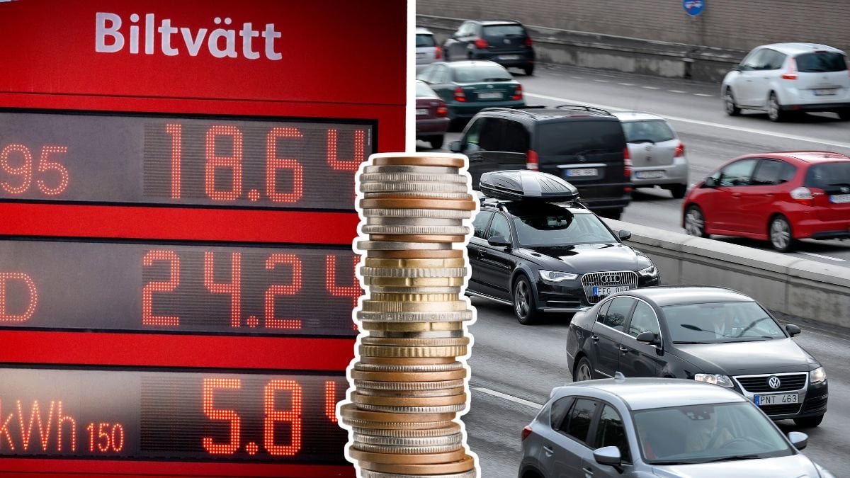 Bensinpris och bilkö.