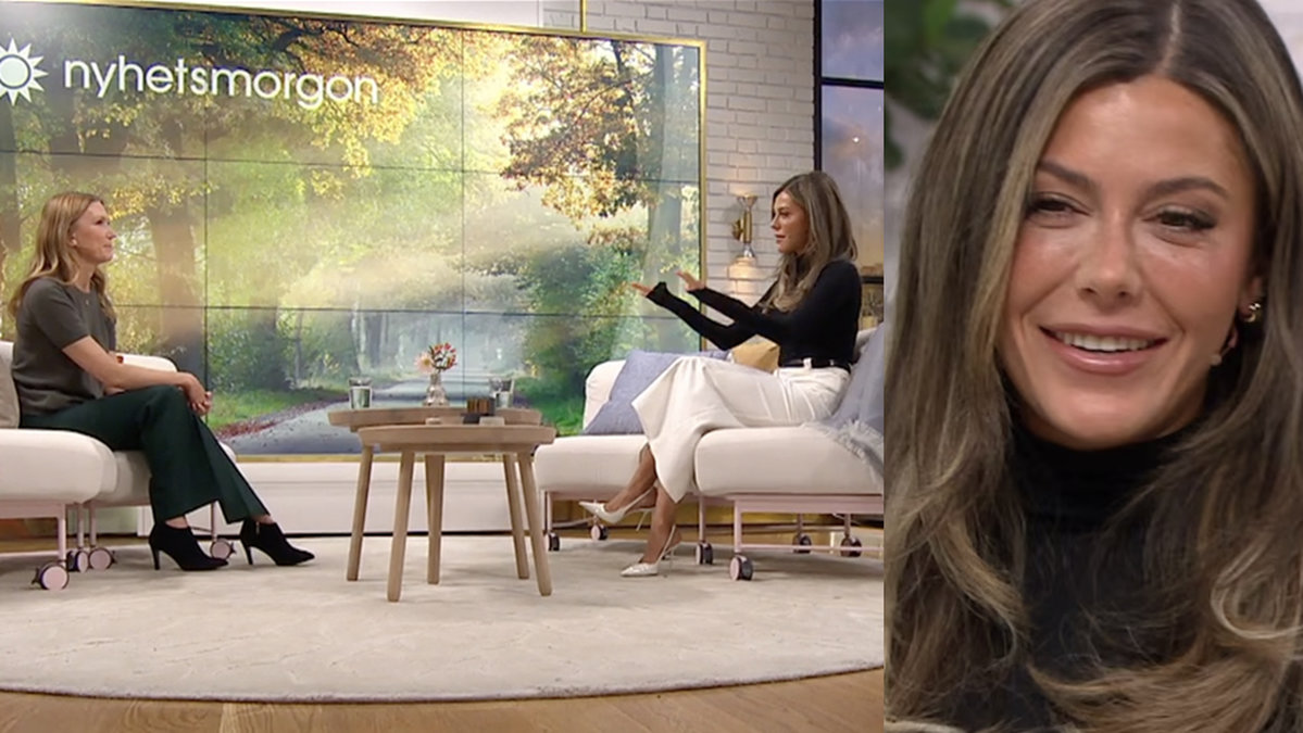 Bianca Ingrosso i Nyhetsmorgon i TV4