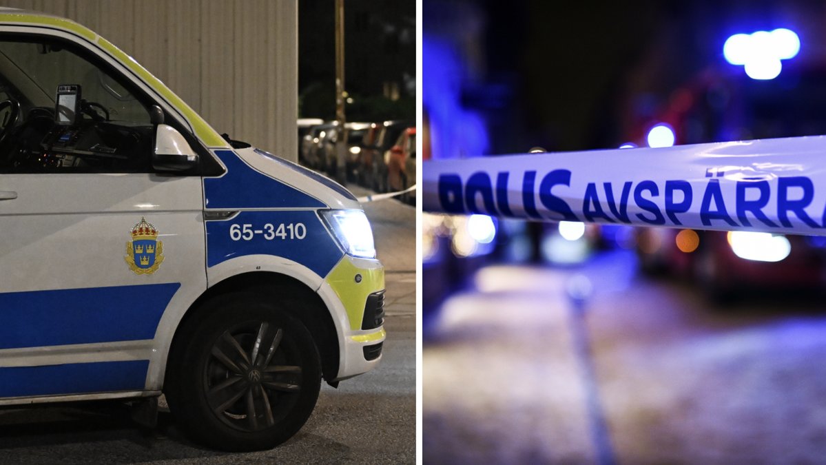 Skottlossning mot lägenhetsdörr i Södertälje