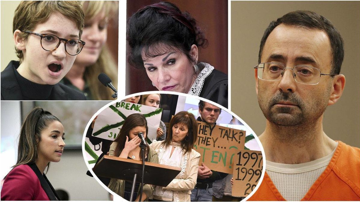 Larry Nassar är OS-läkaren som förgripit sig på över 160 tjejer och kvinnor under åren. Nu dömds han.