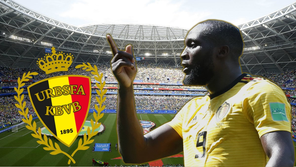 Romelu Lukaku spelar för Belgien. 