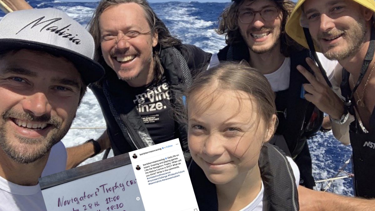 Här är gissningsleken som hjälper Greta att fördriva tiden på båten