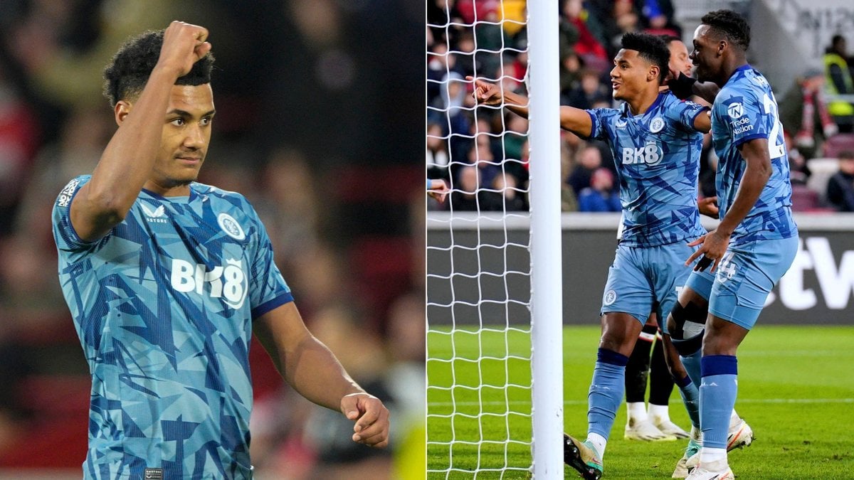 Watkins firade mot sin gamla klubb Brentford efter 2-1-målet.