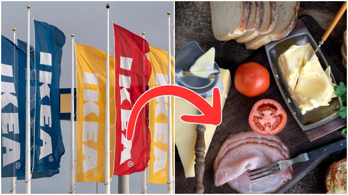 Ikea-vimplar och en frukost