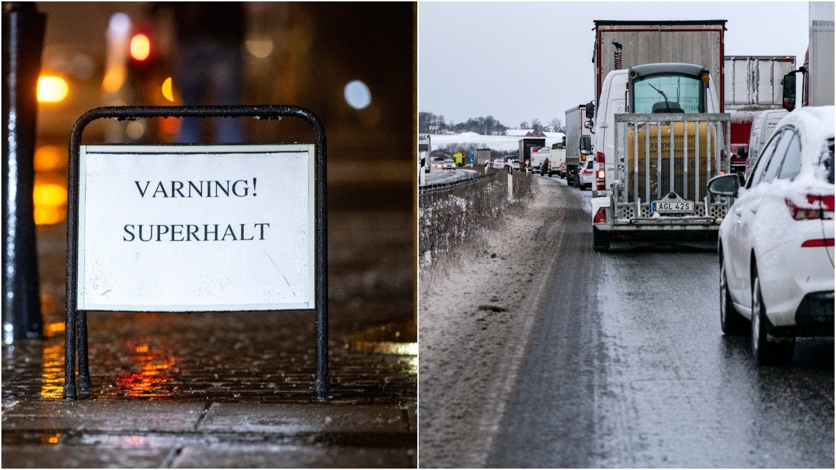 Det blir halt i Sverige under onsdagen.