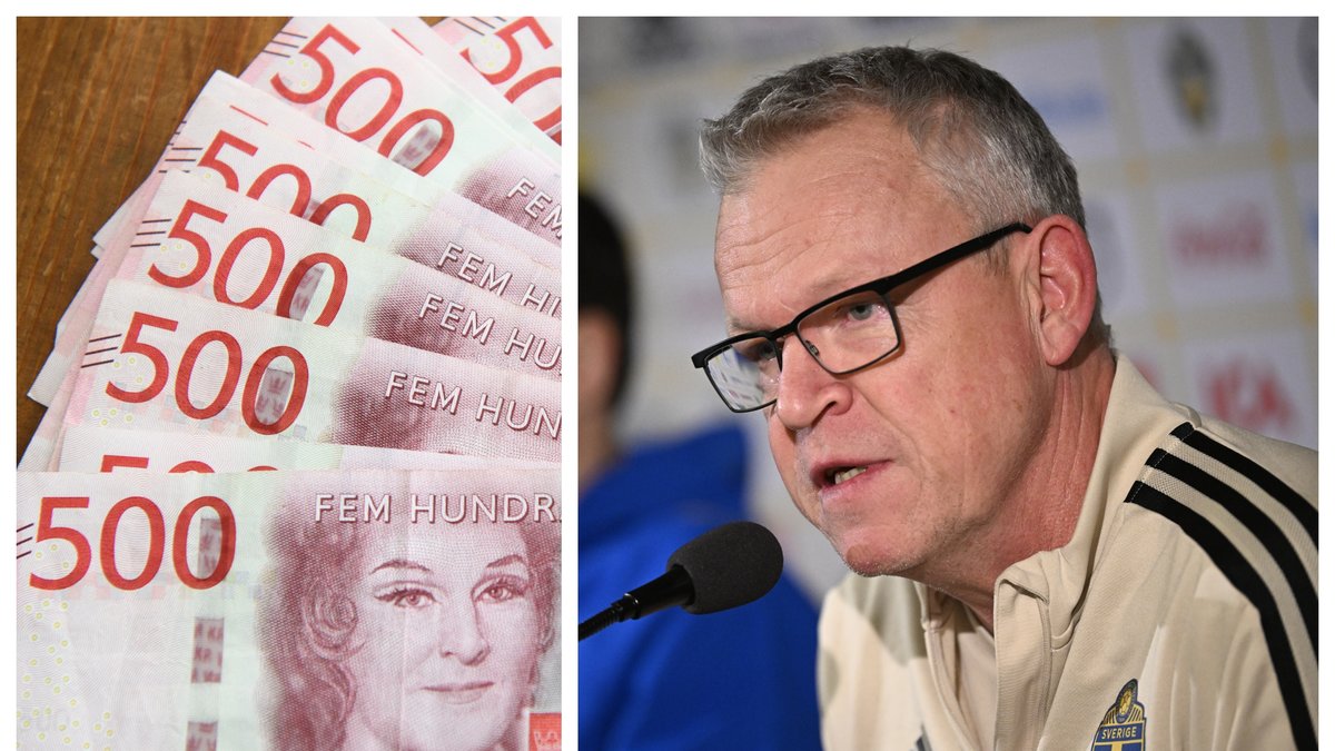 Janne Andersson har ingen dålig lön som förbundskapten för Sveriges herrlandslag i fotboll.