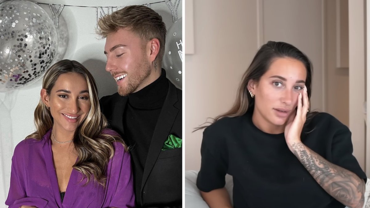 Antonija Mandir och Oliver Hunt var tillsammans sedan 2020. 