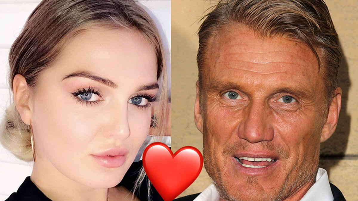 Emma Krokdal och Dolph Lundgren