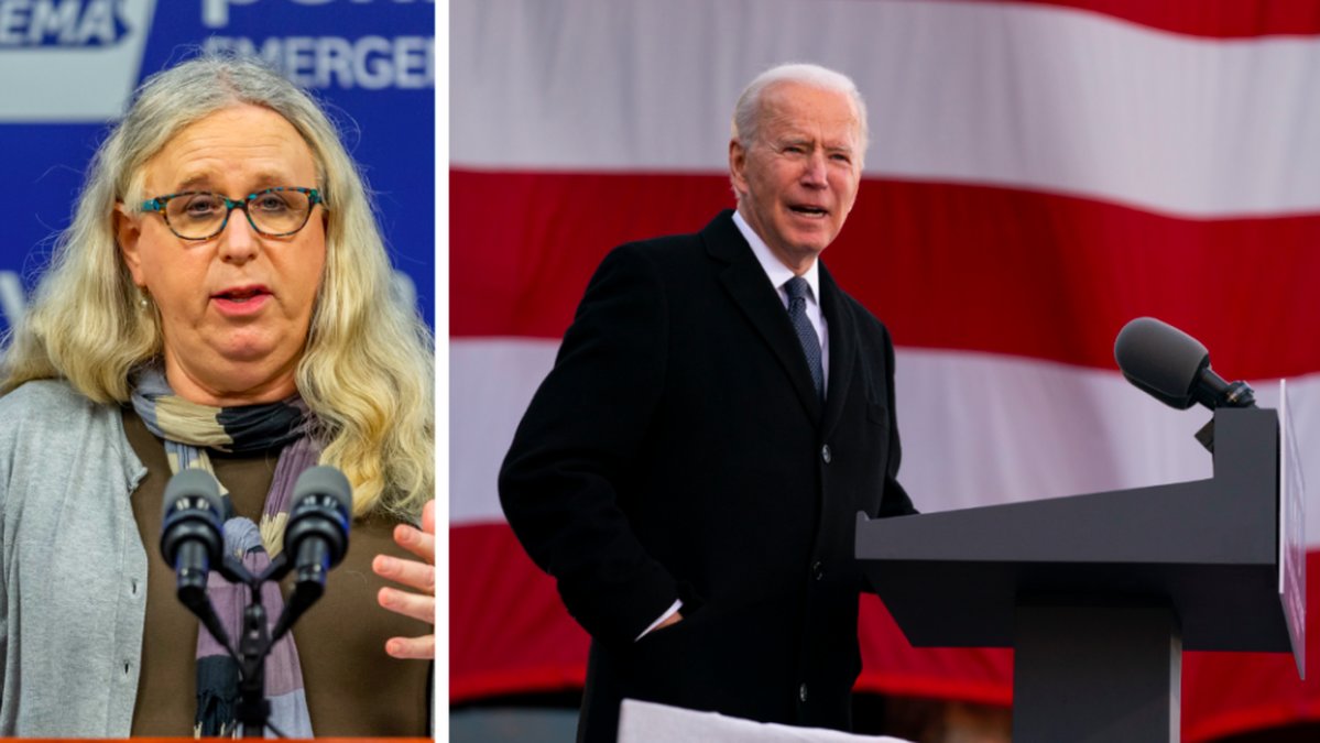 Biden nominerar transpersonen Rachel Levine till ministerpost.