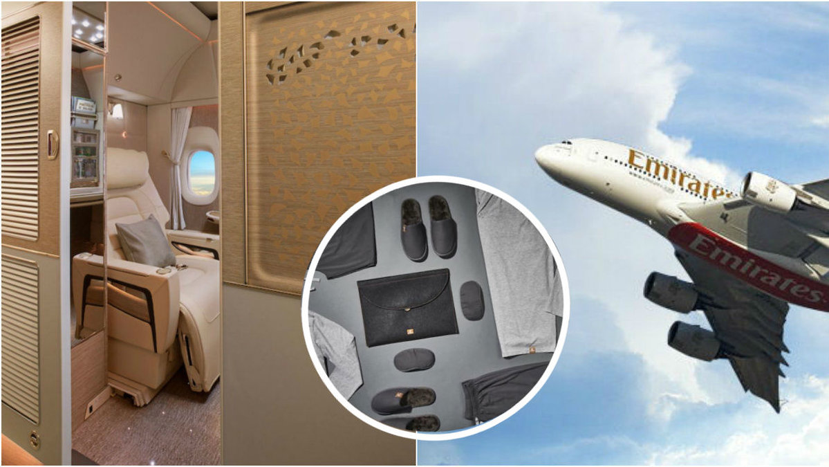 Emirates har ett riktigt lyxigt nytt första klass. Du får som ett nytt rum
