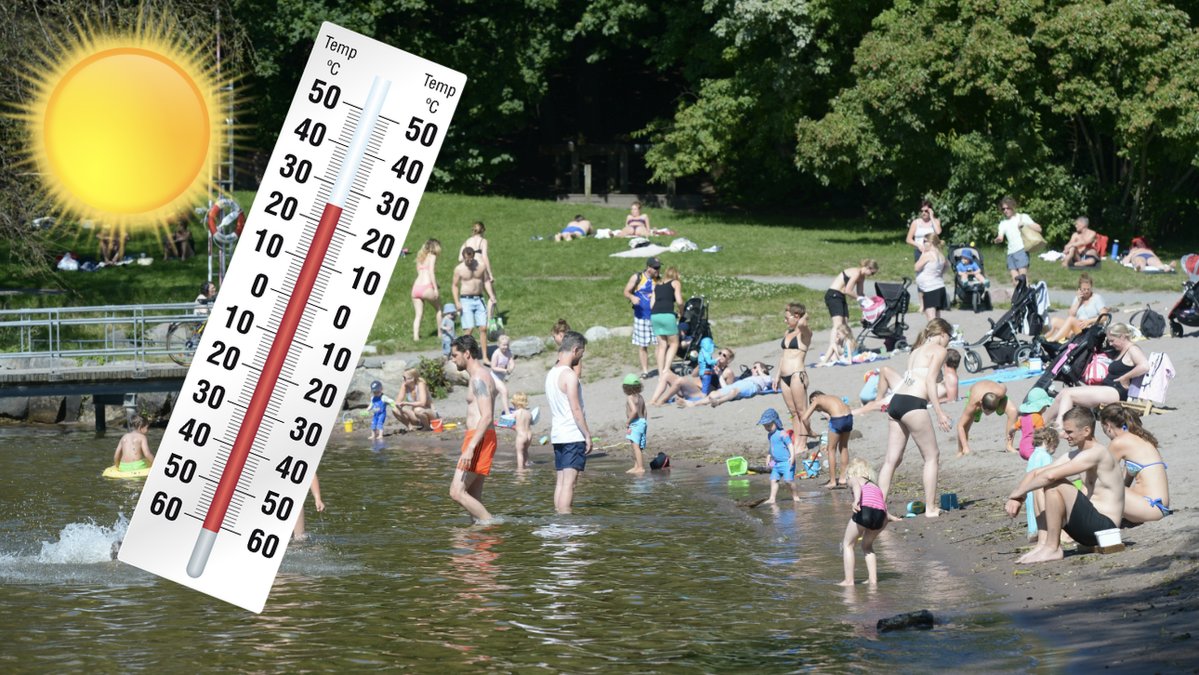 Nu kommer sommarvärmen till Sverige.