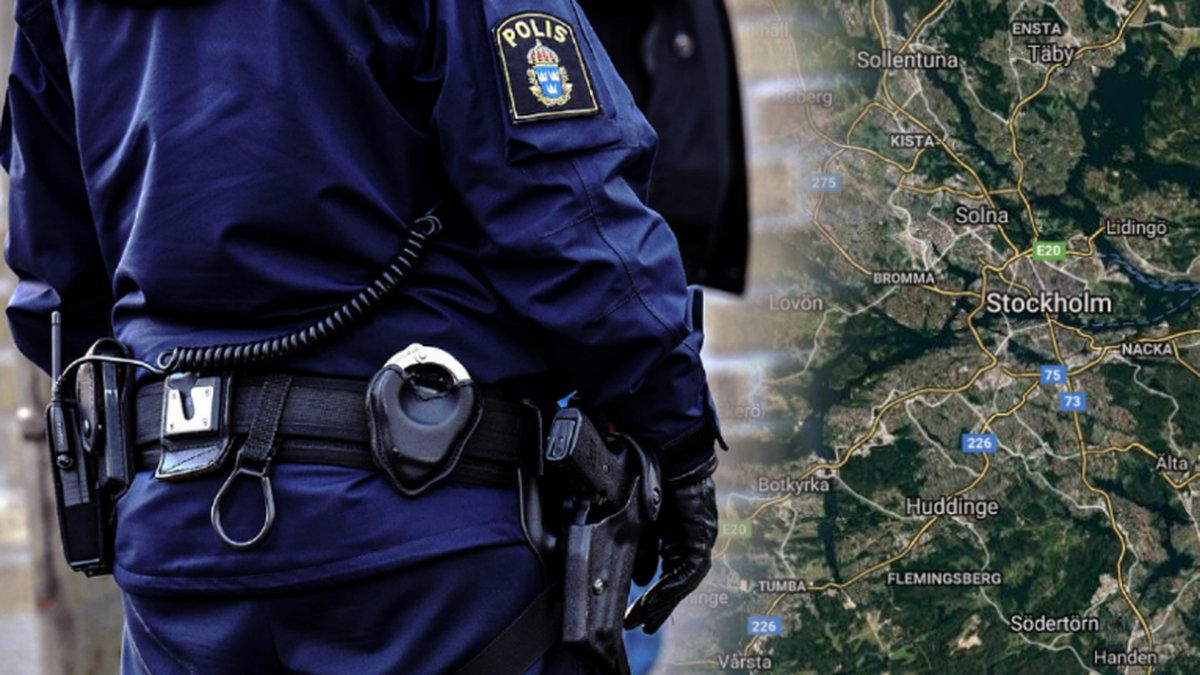 En person ska ha varit beväpnad med järnrör