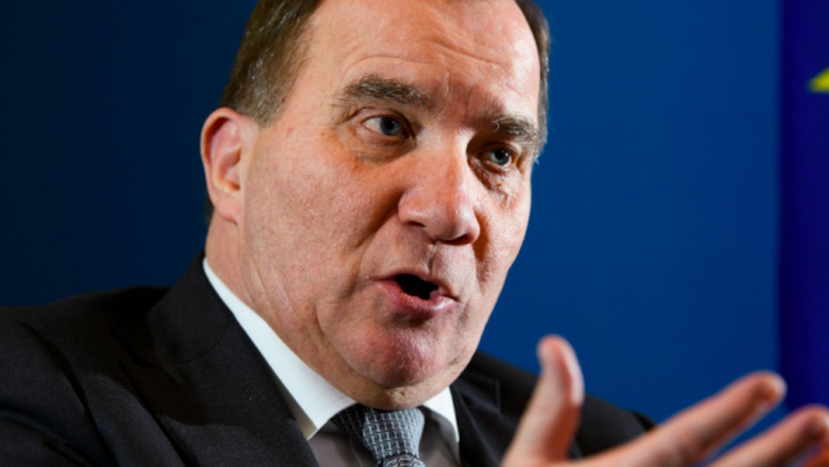 Stefan Löfven skickade en varm hälsning till sjukvården.