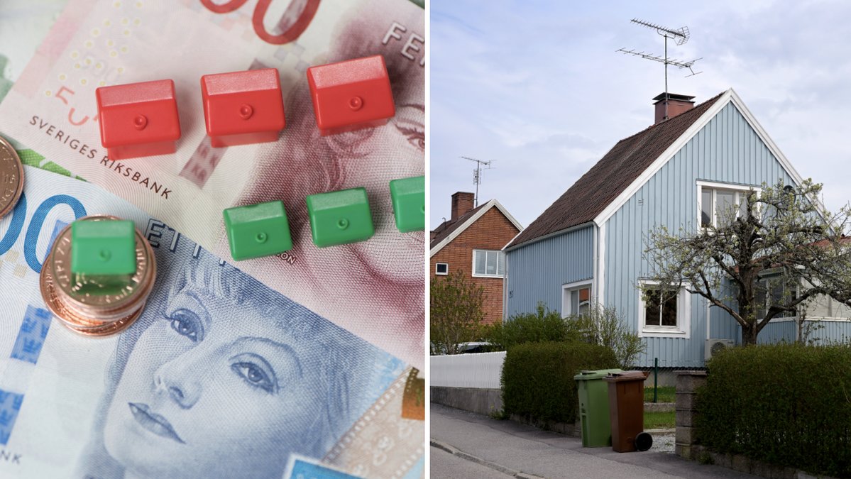 priserna på bostadsmarknaden går både upp och ner. 