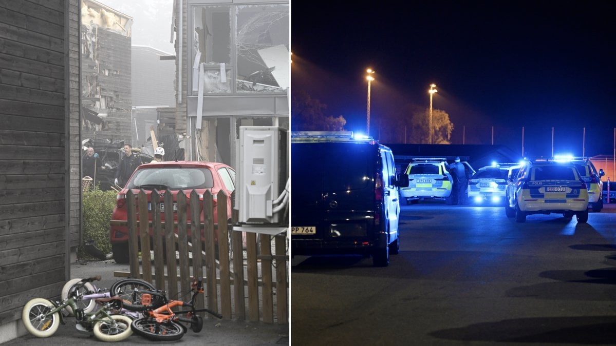 På tolv timmar har tre personer dött i två skjutningar och en sprängning i Stockholm och Uppsala.