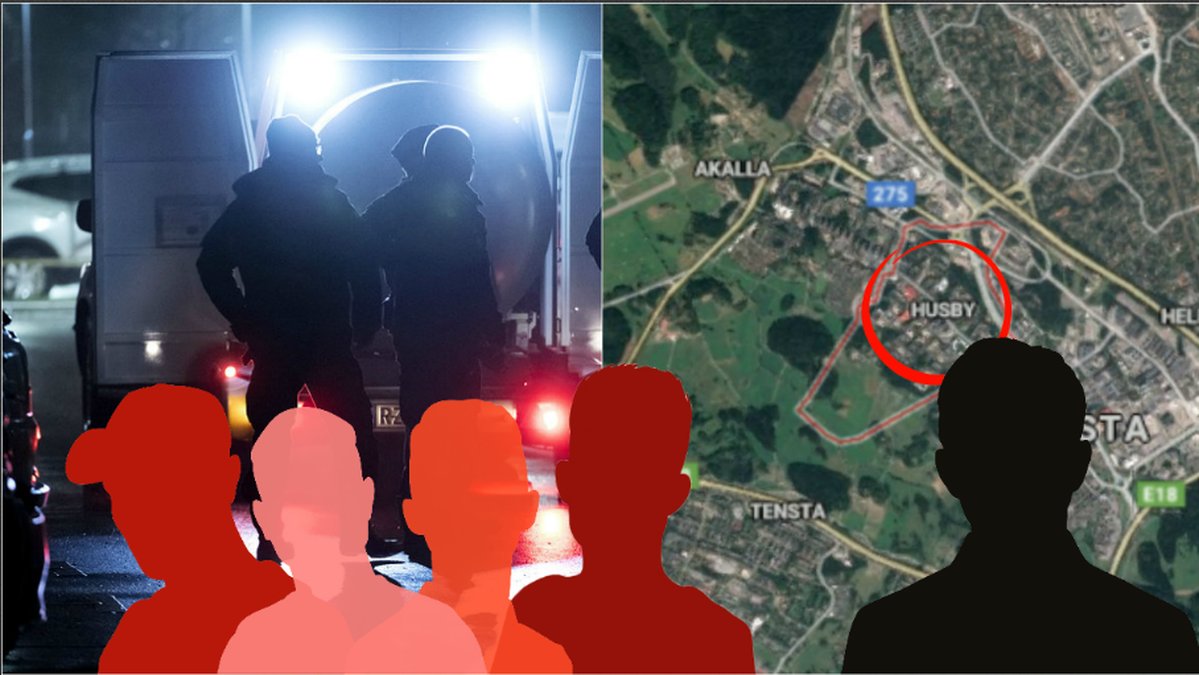 Minderårig flicka misstänkts ha blivit utsatt för en gruppvåldtäkt i Husby. En person har gripits.
