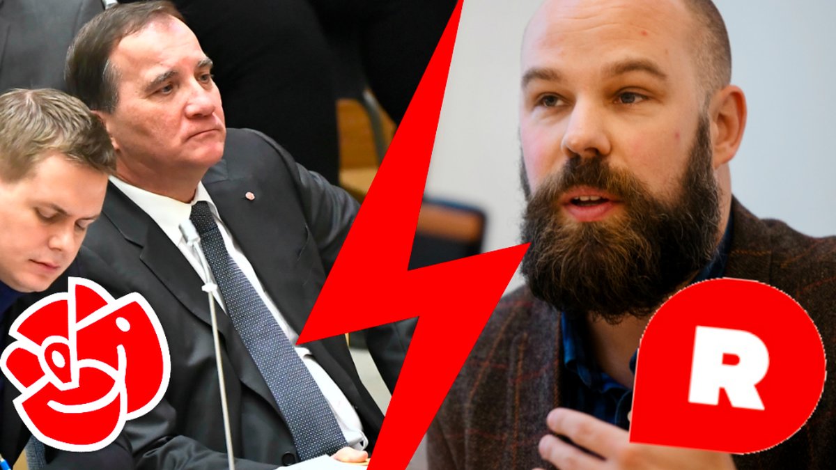 Stefan Löfven och Daniel Suhonen – kollage. 