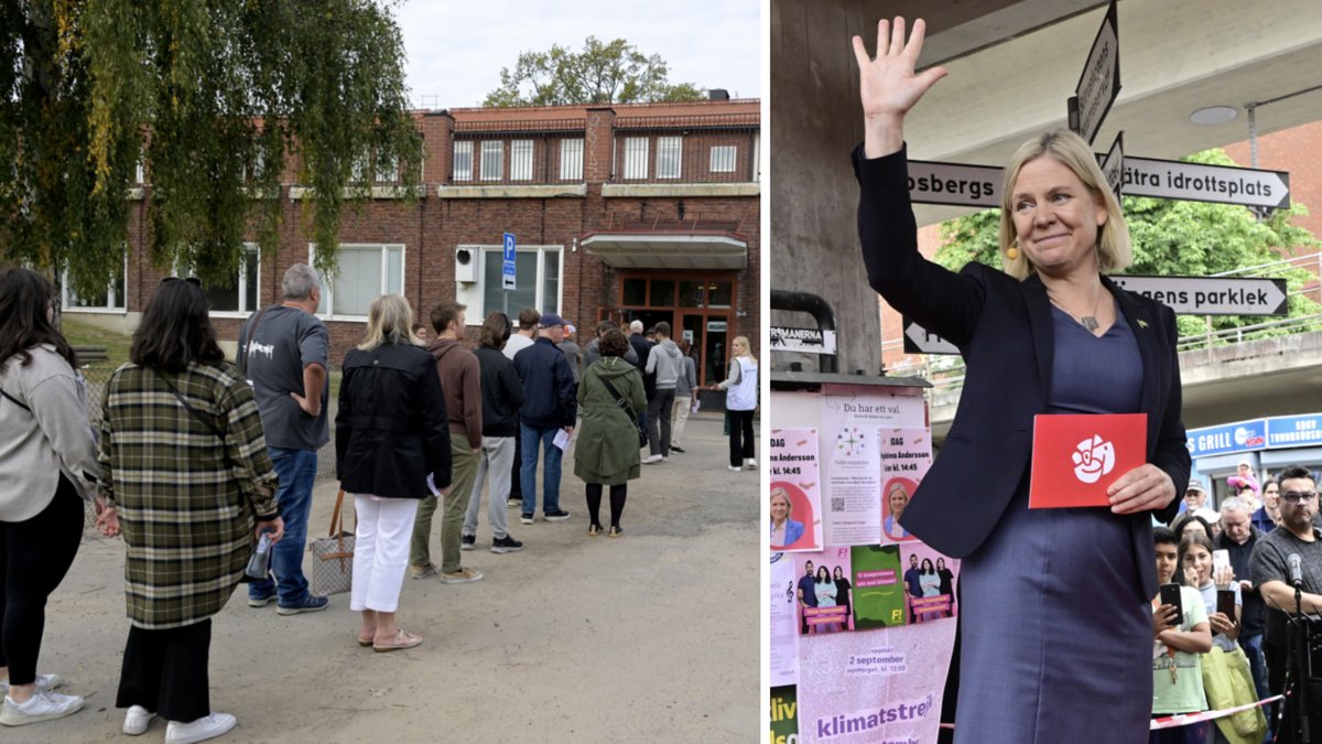 Första rösterna i valet 2022 är räknade.