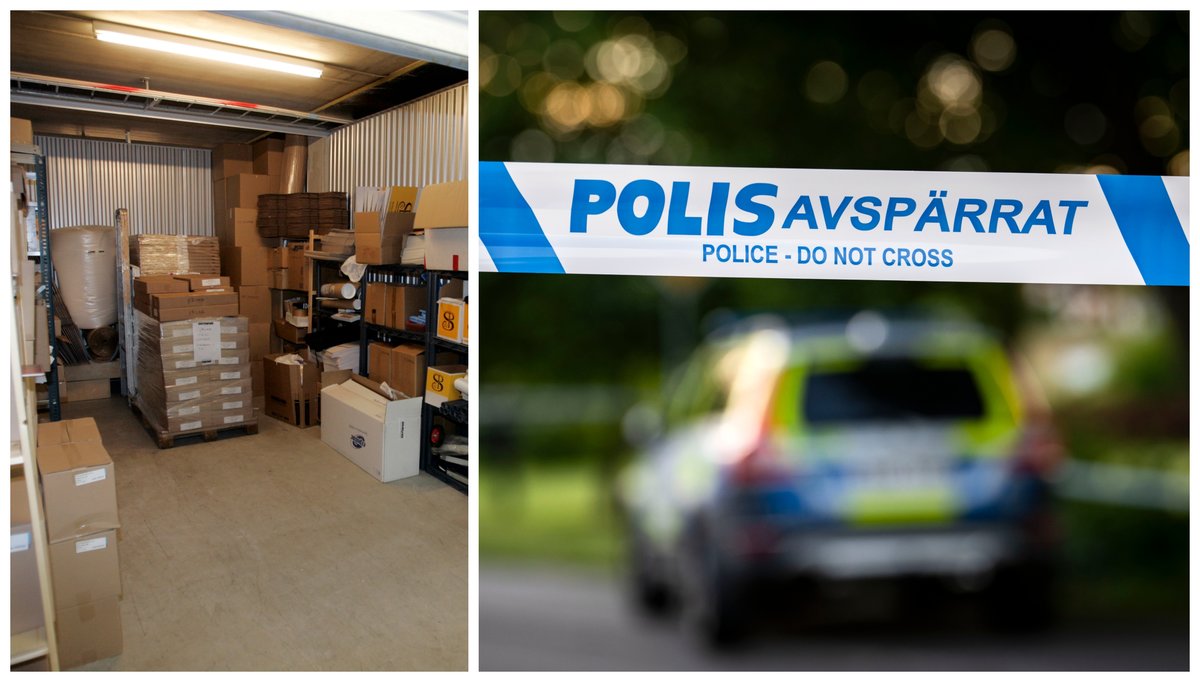 Polisen hittade 500 kilo narkotika i ett förråd.