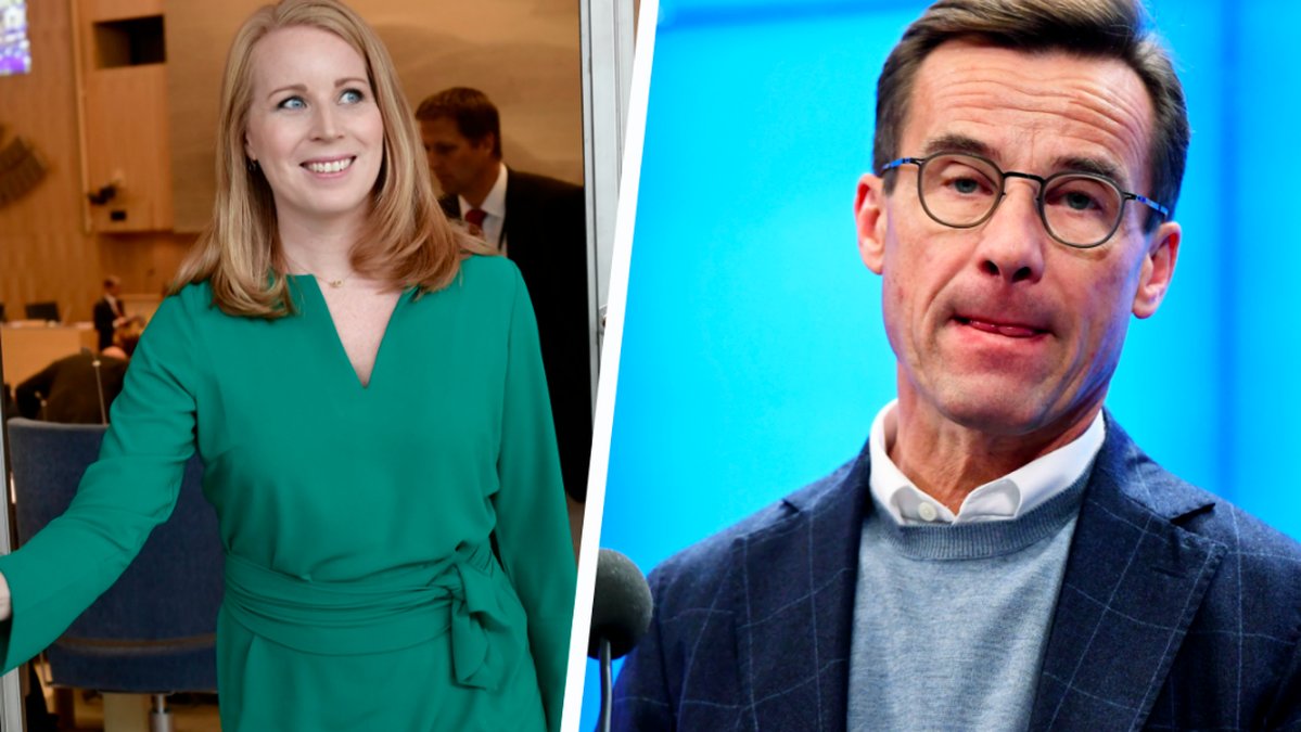 Annie Lööf och Ulf Kristersson. Kollage. 