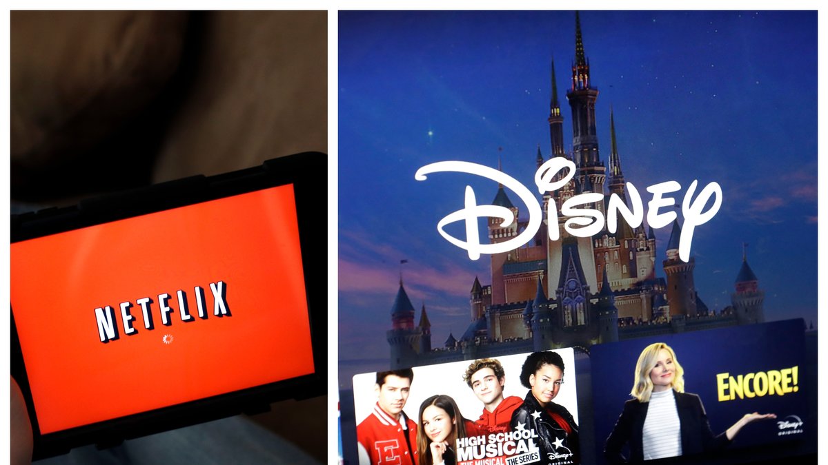 Netflix och Disney+.
