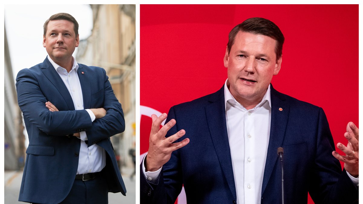 Tobias Baudin är Socialdemokraternas partisekreterare.