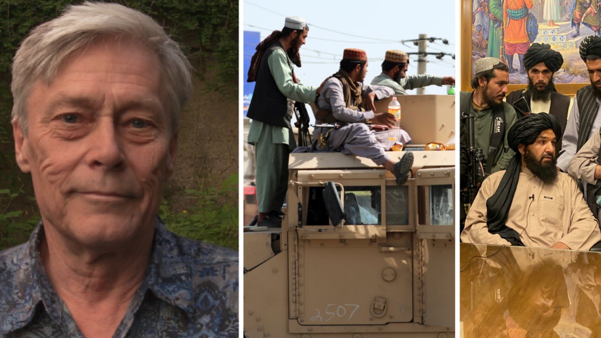 Börje Almqvist och bilder från Kabul.