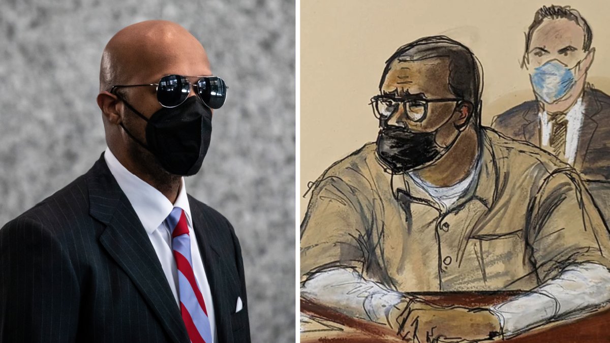 Tidigare i somras fick R Kelly, här flankerad av sin advokat Jennifer Bonjean, sitt fängelsestraff fastställt till 30 år.