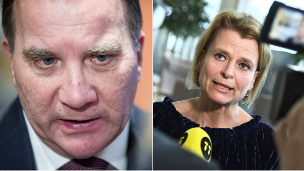 Bild på Stefan Löfven och Åsa Regnér. 