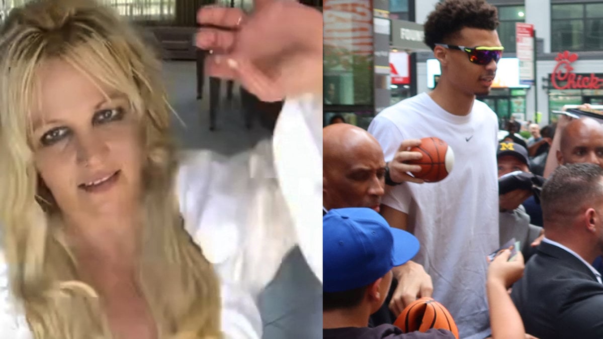 Britney Spears och Victor Wembanyama