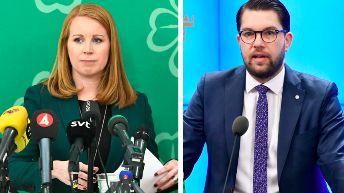 Annie Lööf och Jimmie Åkesson.