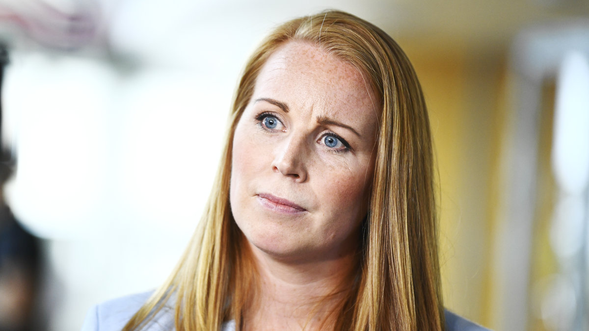 Annie Lööf (C) gör en skarp markering mot Ulf Kristersson (M) efter att han utsetts till förste sonderingsperson.