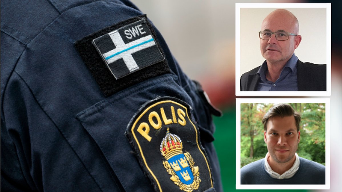 Axeln på en polis. Mats Bergh, Niklas Moser.