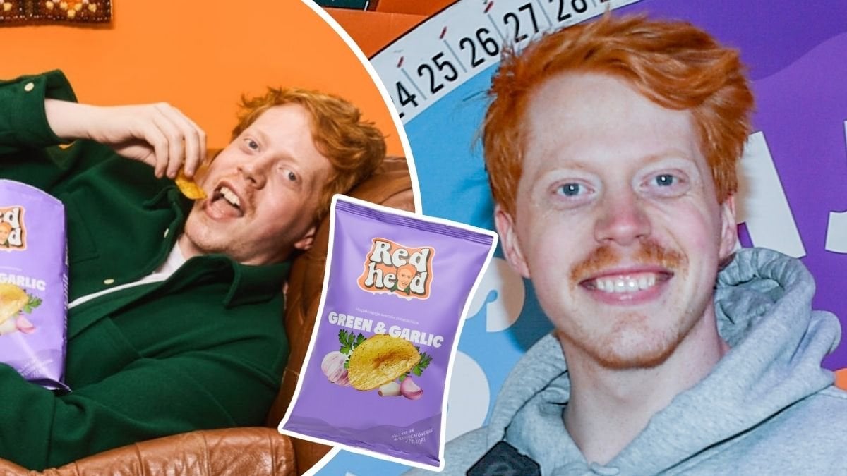 Bilder på Mauri Hermundsson och hans chips Redhead.