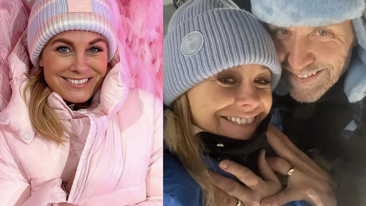 Pernilla Wahlgren och Christian Bauer