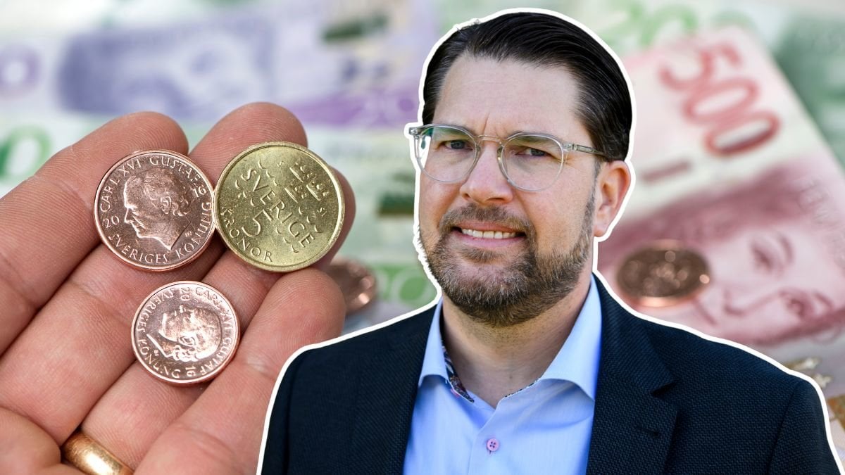 Jimmie Åkesson och pengar.