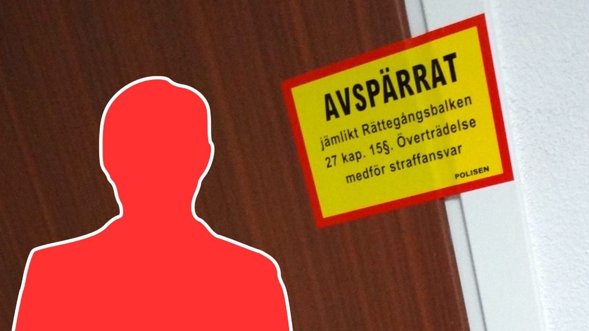 avspärrad dörr