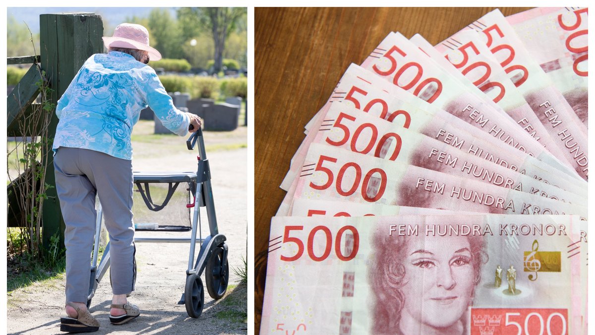 Kvinnan skulle sköta mammans ekonomi. 