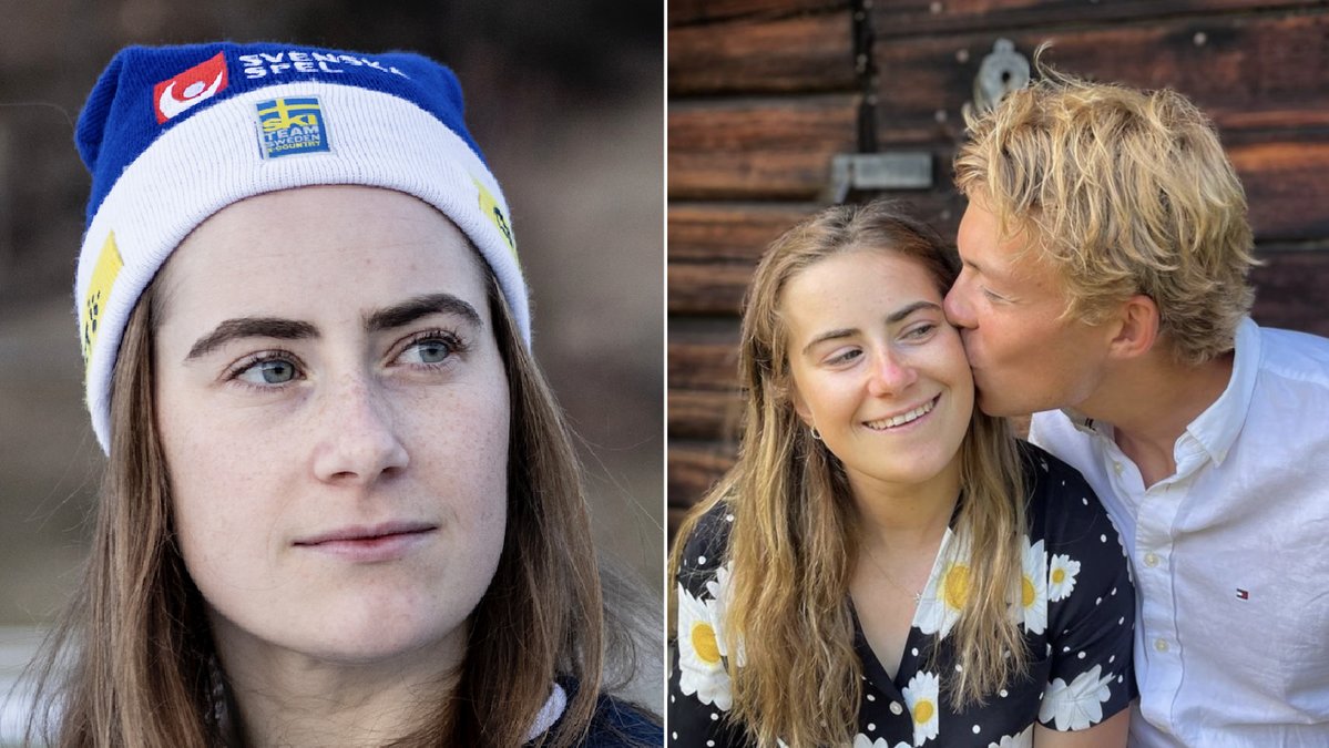 Ebba Andersson och Gustaf Berglund träffades för två år sedan.