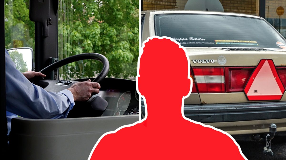 A-traktorföraren gillade inte bli tutad på.