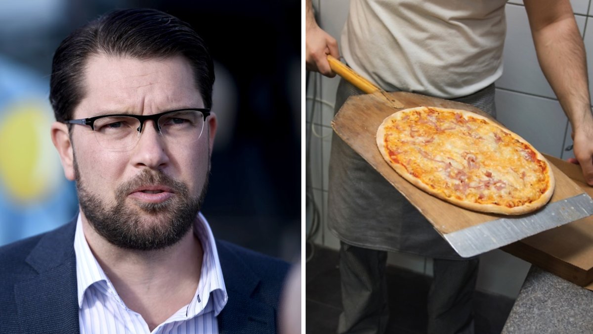 SD-ledarens favoritpizza fick sina partivänner att skaka på huvudet.