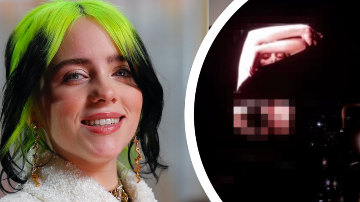 Billie Eilish visar upp kroppen för första gången.