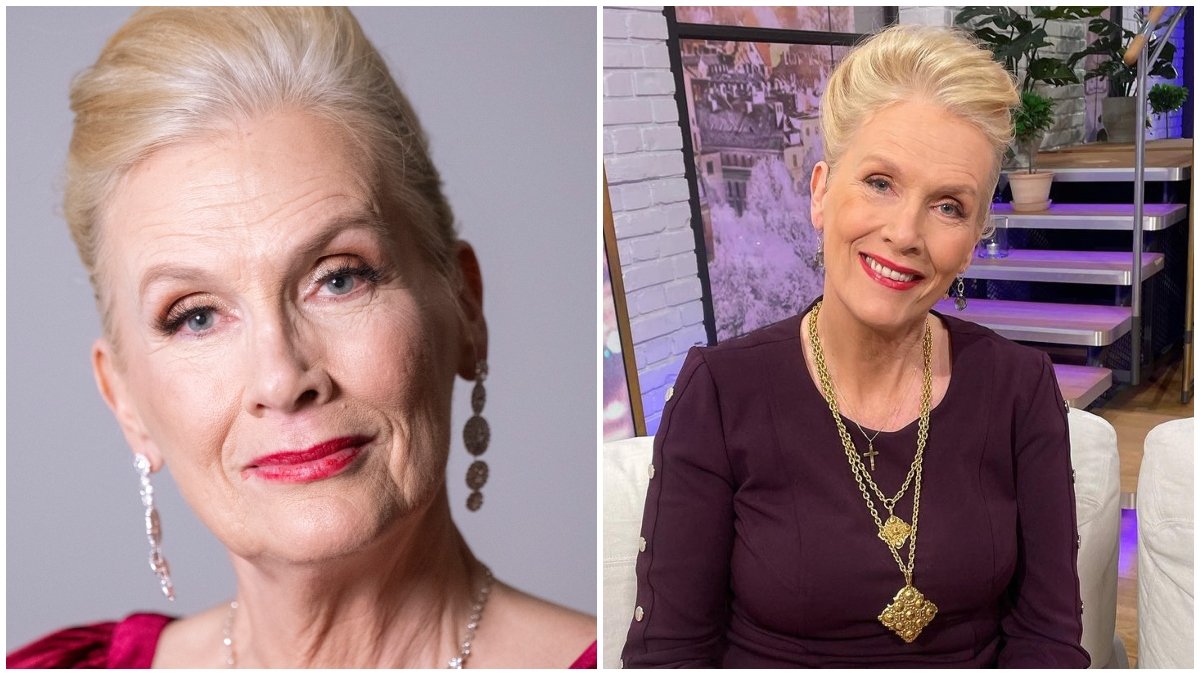 Gunilla Persson tävlar i Melodifestivalen 2024.