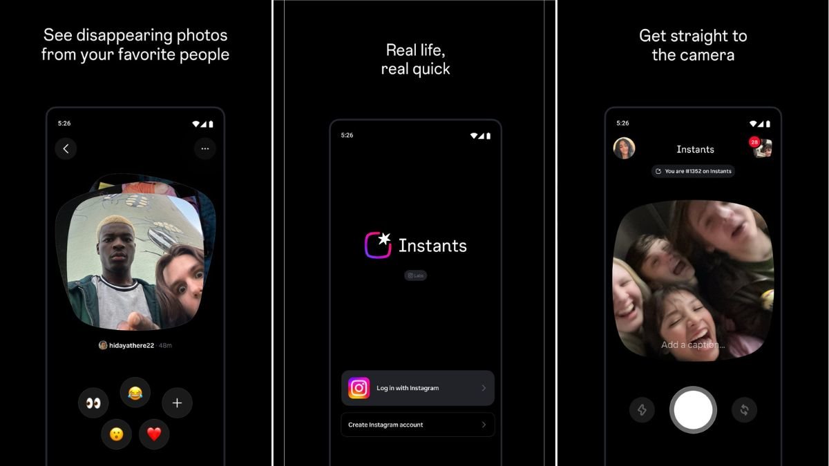 Instagram lanserar en ny app vid namn Instants.