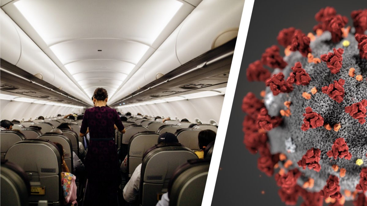 Flygplanspersonal rekommenderas att bära blöja.