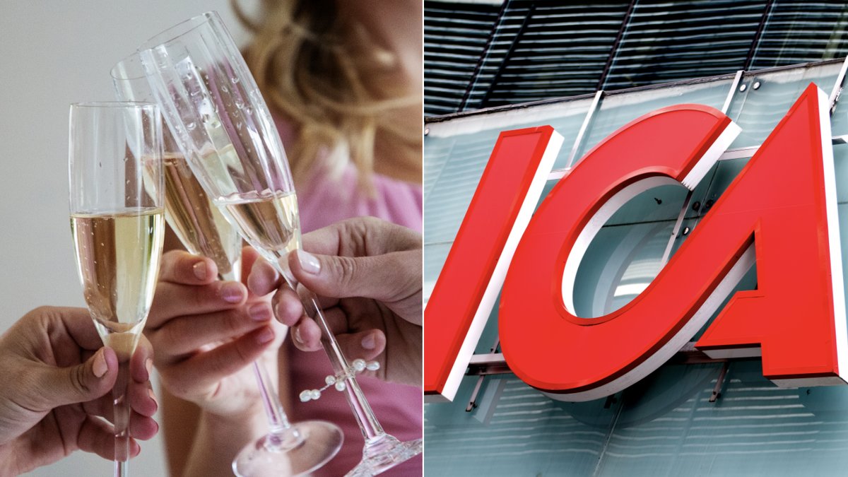 Ica-butiken sparade inte på krutet när det vankades fest. 