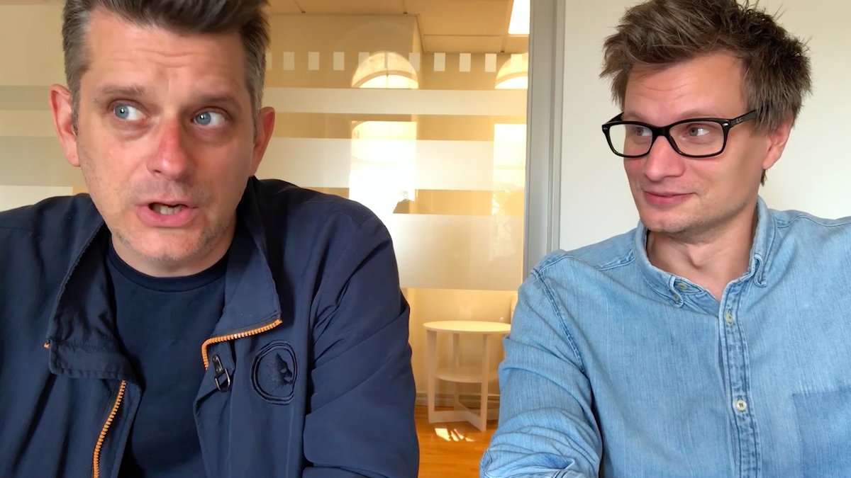 Marcus Birro och Karl Anders Lindahl